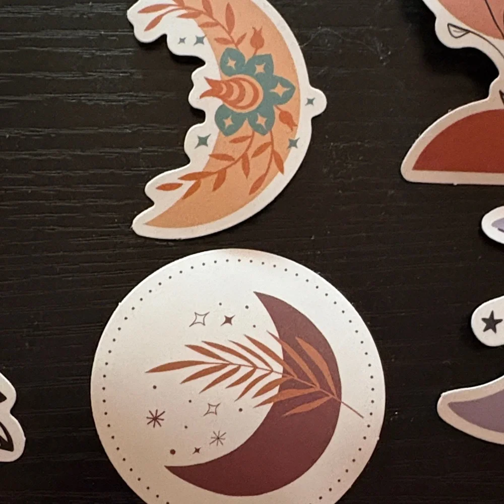 Moon Phase Sticker Set - Picture 4 of 4